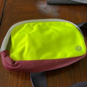 Lululemon Belt Bag.  New without tags NEON